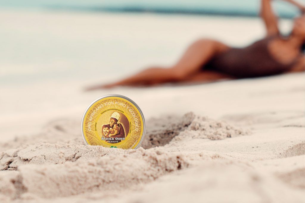Nuestro Oro Africano ayuda a lograr un bronceado dorado