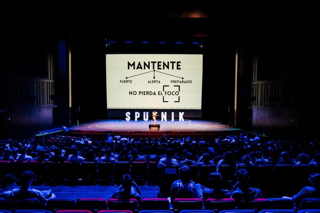 Imagen de la presentación de Katia en Sputnik